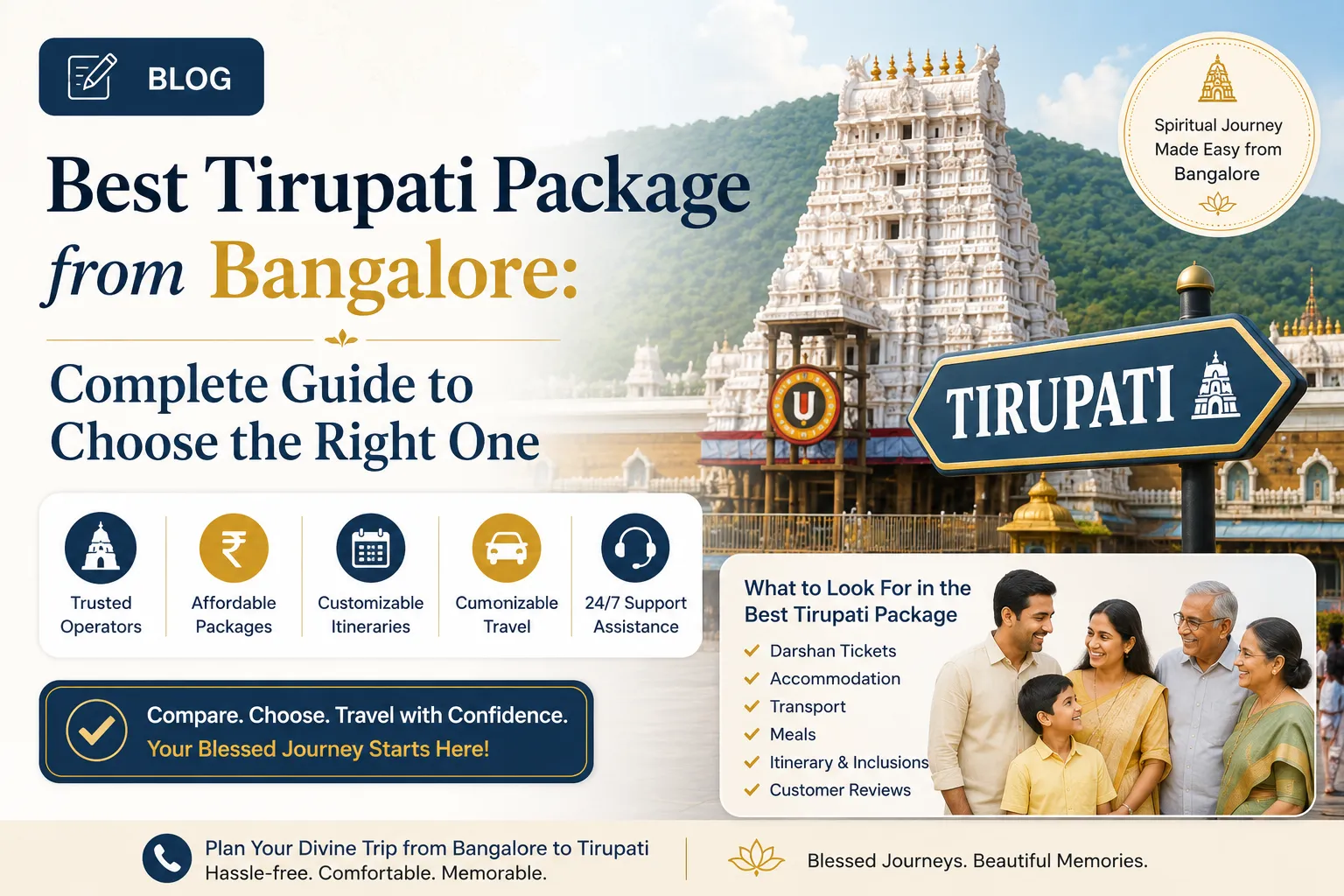 Best Tirupati Package from Bangalore: Complete Guide to Choose the Right One