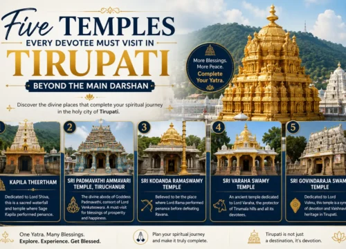 Five Temples Every Devotee Must Visit in Tirupati Beyond the Main Darshan